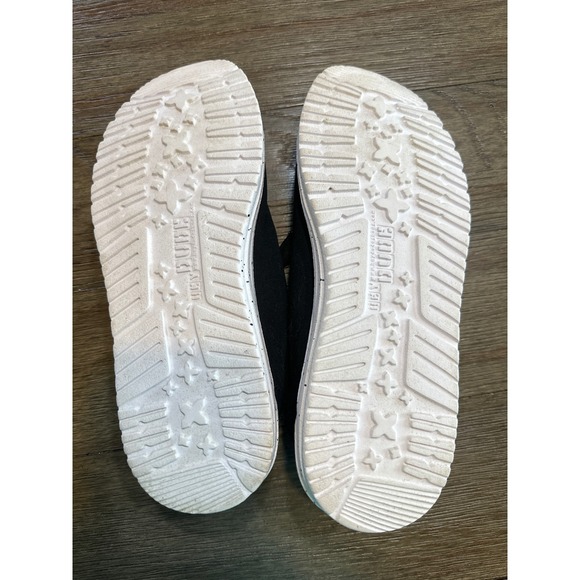 Hey Dude Wendy Black Odyssey Shoes Womens Size 8 Canvas Slip On Casual Sneakers - Picture 9 of 9